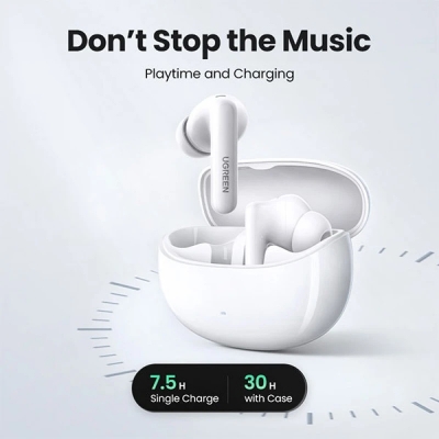 Picture of UGREEN 35725 HiTune T3 Pro ANC Wireless Earbuds (White)