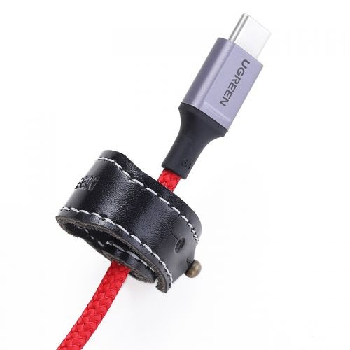 Picture of UGREEN 20527 USB 2.0 to Type-C 6A Aluminium Alloy Cable (1m, Red)