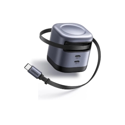 Picture of UGREEN 65824 Nexode 65W GaN Fast Charger with Retractable Cable