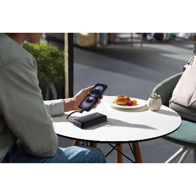 Picture of Anker Zolo Power Bank 20K, 22.5W, Built-In USB-C Cable (Black)