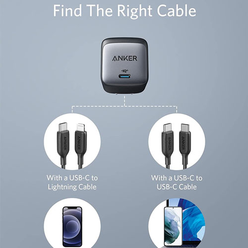 Picture of Anker Nano Charger (45W) – Compact GaN USB‑C Fast Charger (Black)