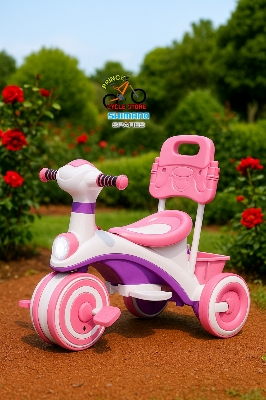 Picture of Akij Jim & Jolly Royal Rider Tricycle with Music and Light / Tricycle for Kids and Babys / Bike for Babys & Kids Tricycles For Baby Game Changer Store