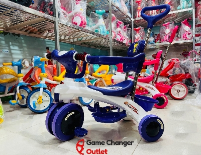 Picture of China Tricycle Complete 9M - Pink/Blue/Red/Purple/Light Green Tricycle For Baby Kids Music & light Game Changer Outlet