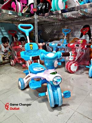 Picture of China Tricycle Complete 9M - Pink/Blue/Red/Purple/Light Green Tricycle For Baby Kids Music & light Game Changer Outlet