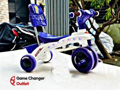 Picture of China Baby Tricycle with Music and Light / Purple/Red/Blue/Light Green/Pink Bike for Babys & Kids Tricycles For Baby Game Changer Outlet