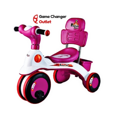 Picture of Captain Bike B.ooster Pink/Yellow/Red/Blue/Purple Tricycle for Kids & Baby With Music And Light - A.C.I Game Changer Outlet