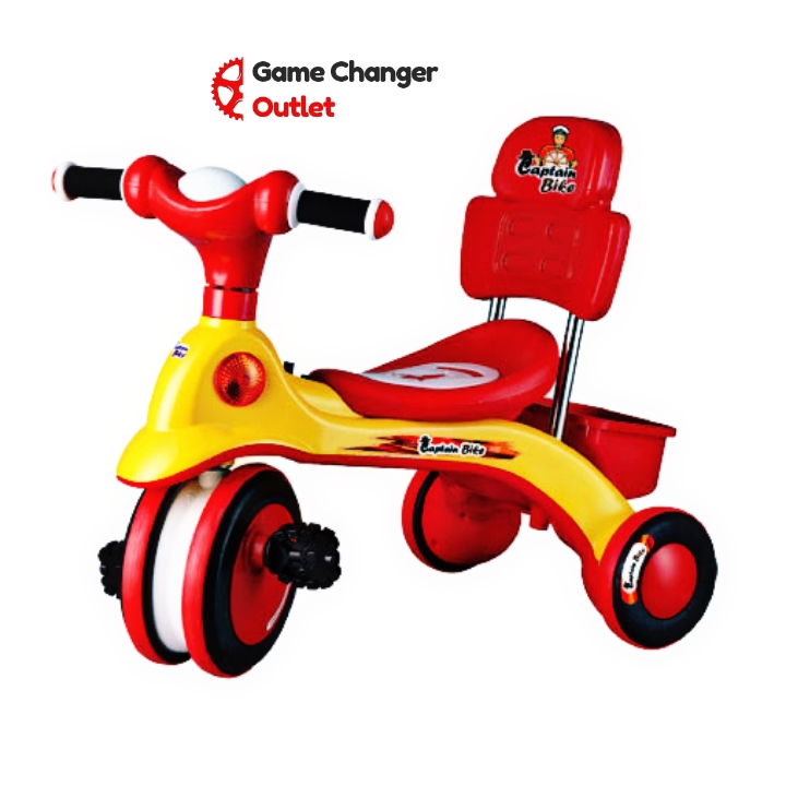 Picture of Captain Bike B.ooster Pink/Yellow/Red/Blue/Purple Tricycle for Kids & Baby With Music And Light - A.C.I Game Changer Outlet