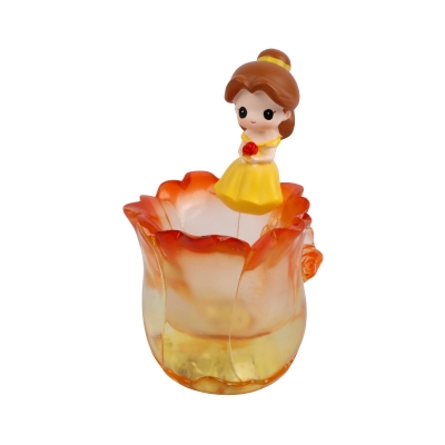 Picture of Princess Glow Trinket Jar – Cute Decorative Container | Mermaid pen holder