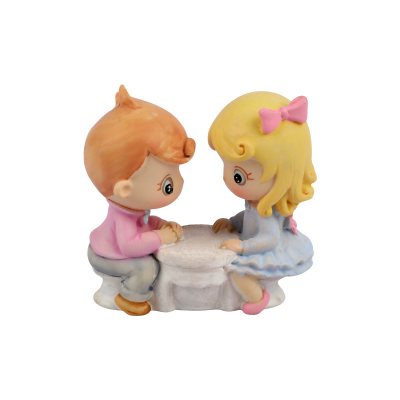 Picture of Laughing Lucky Couple – Fortune Blessing Showpiece