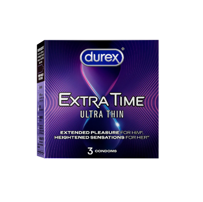 Picture of Durex Extra Time Ultra Thin Condom - 3Pcs Pack