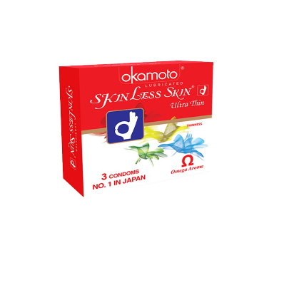Picture of Okamoto Skinless Skin Ultra Thin Condom - 3Pcs Pack (No.1 in Japan)