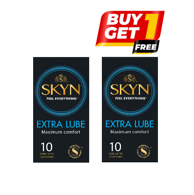 Picture of SKYN Extra Lubricated Maximum Comfort Condom - 10Pcs Pack - Buy 1 Get 1 Free Offer