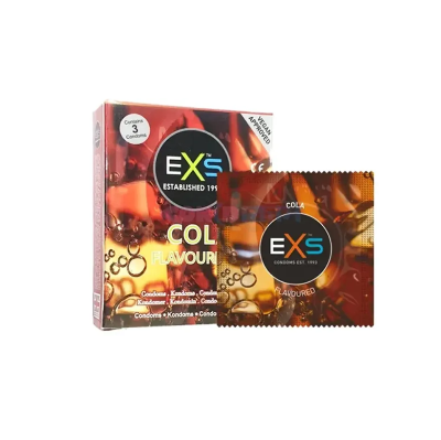 Picture of EXS Cola Flavor Condom - 3Pcs Pack