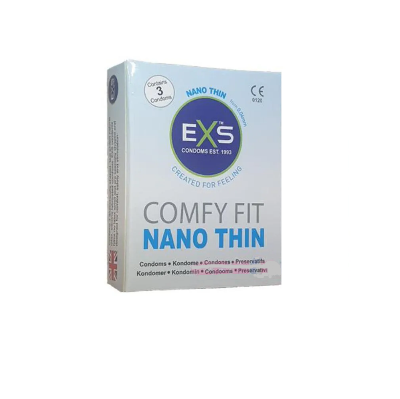 Picture of EXS Comfy Fit Nano Thin Condom - 3Pcs Pack