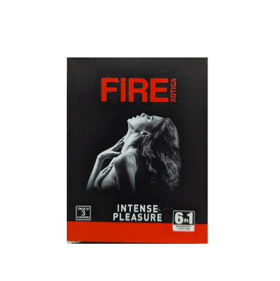 Picture of Fire Xotica 6in1 Intense Pleasure Condom - 3Pcs Pack
