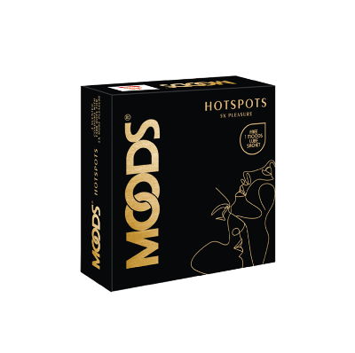 Picture of Moods Hotspots Scented with 1500 Dots Condom - 3Pcs Pack(India)