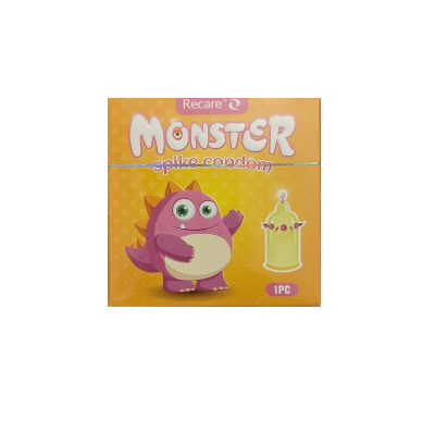Picture of Monster Spike Shape Condom - 1Pcs Pack (Yellow)