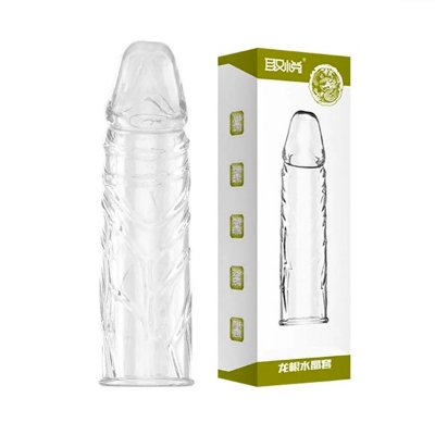 Picture of Dragon Crystal Clear Silicon Penis Sleeves Reuseble Magic Condom - 02