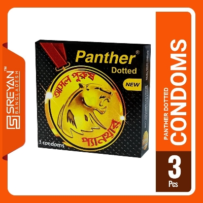 Picture of Panther Dotted Condom -3x1=3Pcs Single Pack