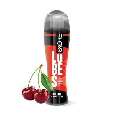 Picture of Skore Cherry Flavored  Lube Water Based Lubricant Gel for Men & Women - 50ml