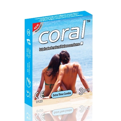 Picture of Coral Extra Time Combo Condom - 3Pcs Pack