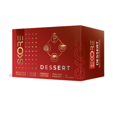 Picture of Skore Dessert Assorted Premium Flavoured Belgian Chocolate | Irish Coffee | French Custard | Italian Tiramisu | Condom - 10Pcs Pack