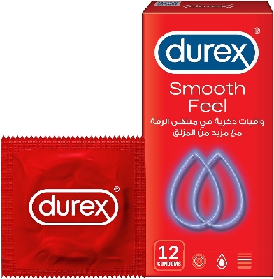 Picture of Durex Smooth Feel With Extra Lubrication Condom - 12Pcs Pack
