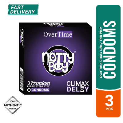Picture of NottyBoy Over Time Climax Delay Extra Time Condom - 3Pcs Pack