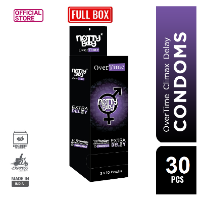 Picture of NottyBoy Over Time Climax Delay Extra Time Long Lasting Condom - 30Pcs Full Box(India)