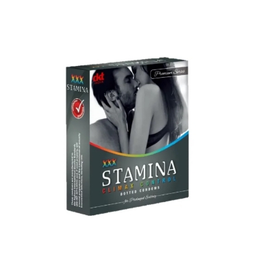 Picture of XXX Stamina Climax Control Dotted Condom - 4Pcs pack