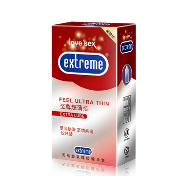 Picture of Extreme Feel Ultra Thin Extra Lube Condom - 12Pcs Pack