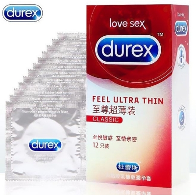 Picture of Durex Feel Ultra Thin Classic Condom - 12Pcs Pack