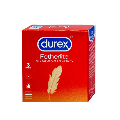 Picture of Durex Fetherlite Thin For Greather Sensitivity Condom - 3Pcs Pack