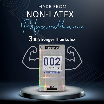 Picture of Okamoto 002 mm Condom Ultra Thin Thinnest Condom - 6Pcs Pack (Imported from Japan)