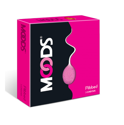 Picture of Moods Ribbed Premium Condom - 3Pcs Pack
