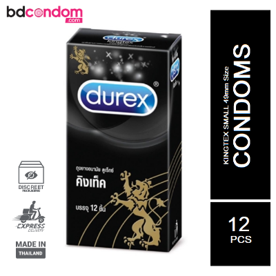 Picture of Durex Kingtex Smooth Small 49mm Condom - 12PCS Pack(Thailand)