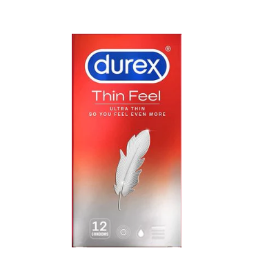 Picture of Durex Thin Feel Ultra Thin So You Feel Even More Condom 52mm - 12Pcs Pack
