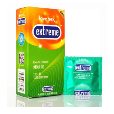 Picture of Extreme Excita Ribbed Long Lasting Condom - 12Pcs Pack(From Malaysia)