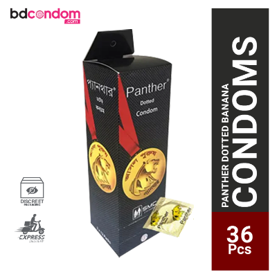 Picture of Panther Dotted Condom - Full Box - 3x12=36Pcs