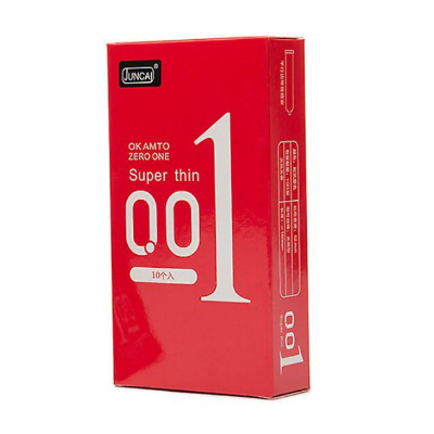 Picture of Okamoto 001 Zero Zero One Super Ultra Thin Condom - 10Pcs Pack