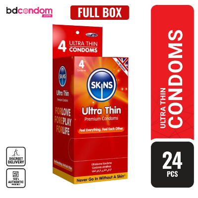 Picture of Skins Condom - Ultra Thin Premium Condom - 24Pcs Pack Full Box