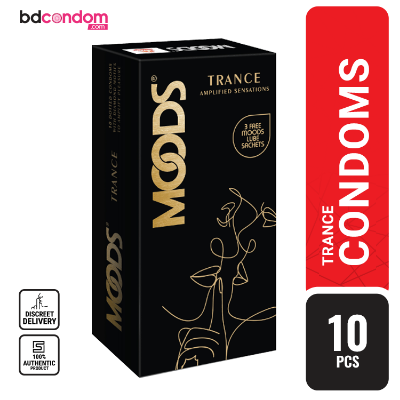 Picture of Moods Trance Extra Dotted Amplified Sensations Condom - 10Pcs Pack (India)