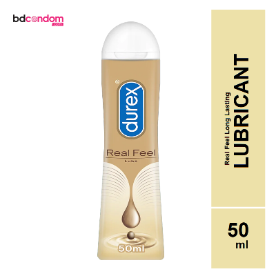 Picture of Durex Real Feel Intimate Lubricant | Silicone Based Lube Gel for Men & Women - 50ml (Thailand)