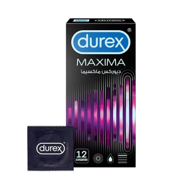 Picture of Durex Maxima 52mm With Stimulating Gel Condom - 12Pcs Pack