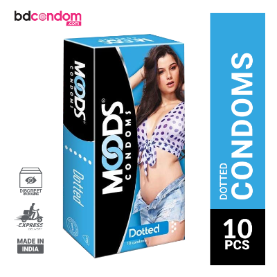Picture of Moods Dotted Premium Condom - 10Pcs Pack(India)