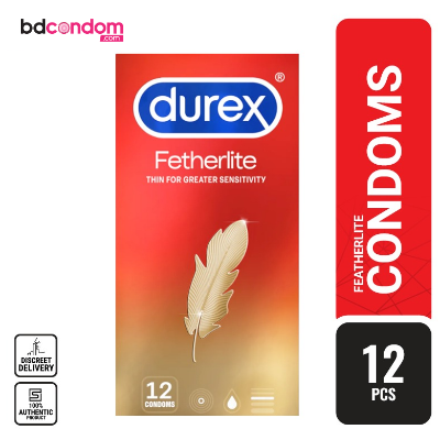 Picture of Durex Fetherlite Thin For Greather Sensitivity Condom - 12Pcs Pack