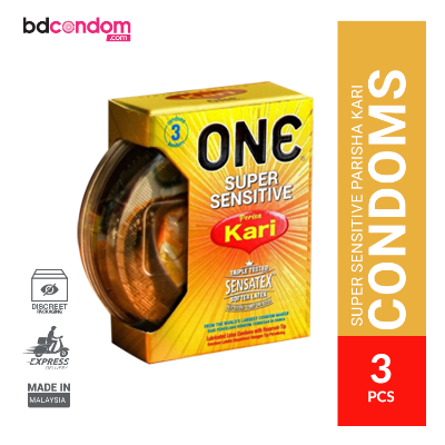 Picture of ONE Condom Super Sensitive Kari Curry-Flavoured Condom - 3Pcs Jar (Malaysia)