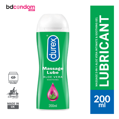 Picture of Durex Play Aloe Vera 2 in 1 Massage Gel Intimate Lubricant - 200ml(UK)