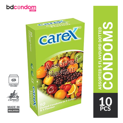 Picture of Carex Assorted Flavours Condom - 10Pcs Pack(Malaysia)