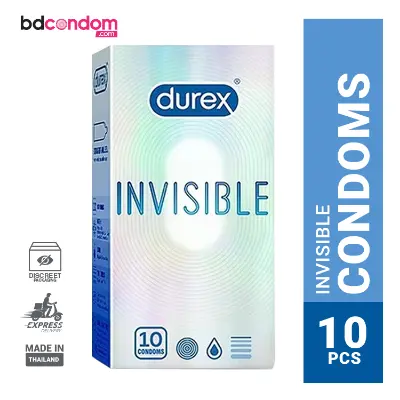 Picture of Durex Invisible Super Ultra Thin Condom - 10Pcs Pack(Thailand)